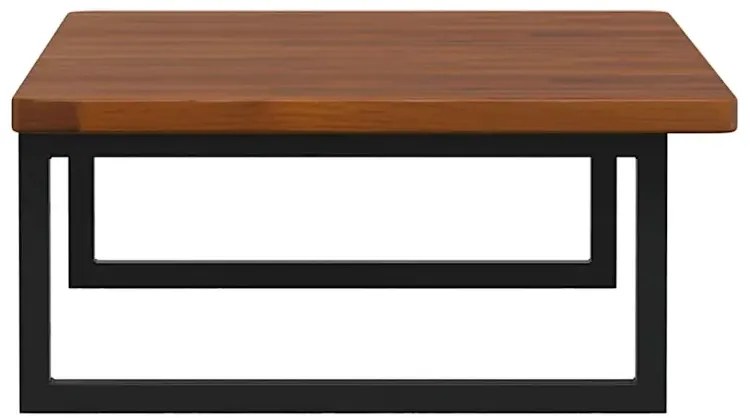 Ciemnobrązowa półka 100x50 czarne uchwyty B7-N06