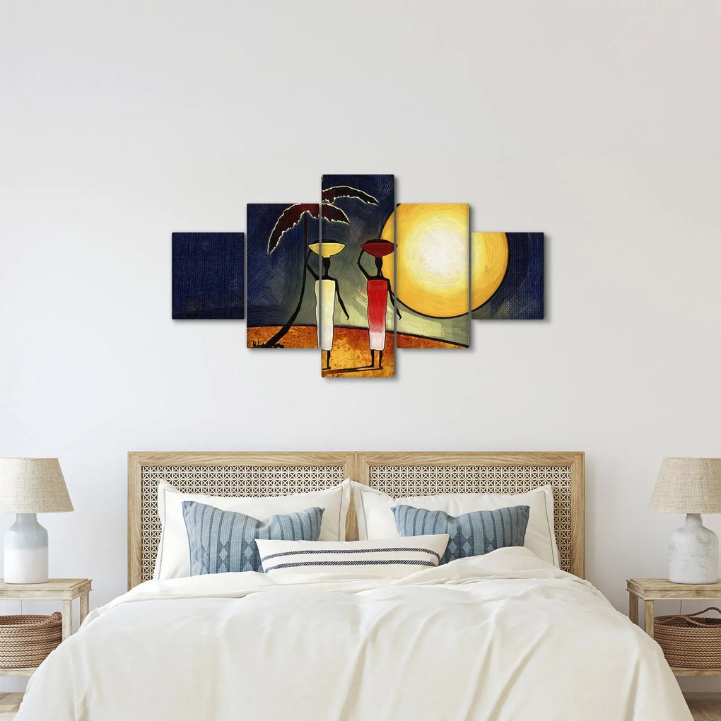 Obraz starożytnego obrazu (125x70 cm)