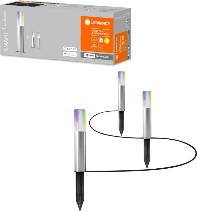 Ledvance - Zestaw 3x LED RGBW, 3,1W, 230V, IP65, Wi-Fi, rozszerzenie lampy