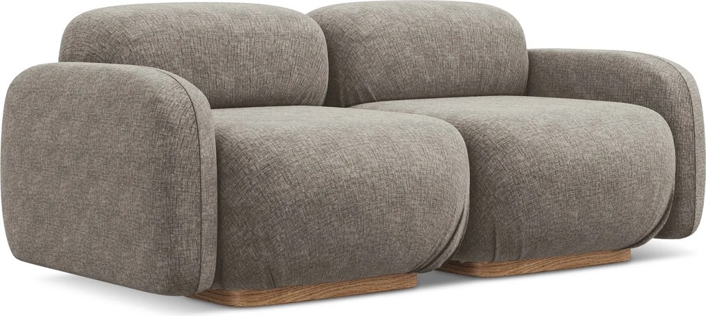 Modułowa sofa 3-osobowa Ailani, tkanina szenilowa