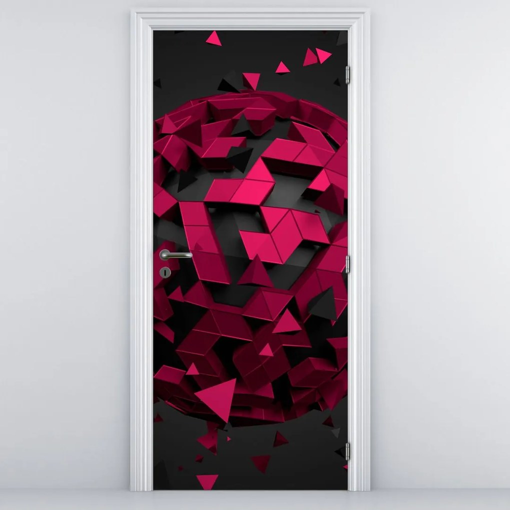 Fototapeta na drzwi - Abstrakcja 3D (95x205cm)