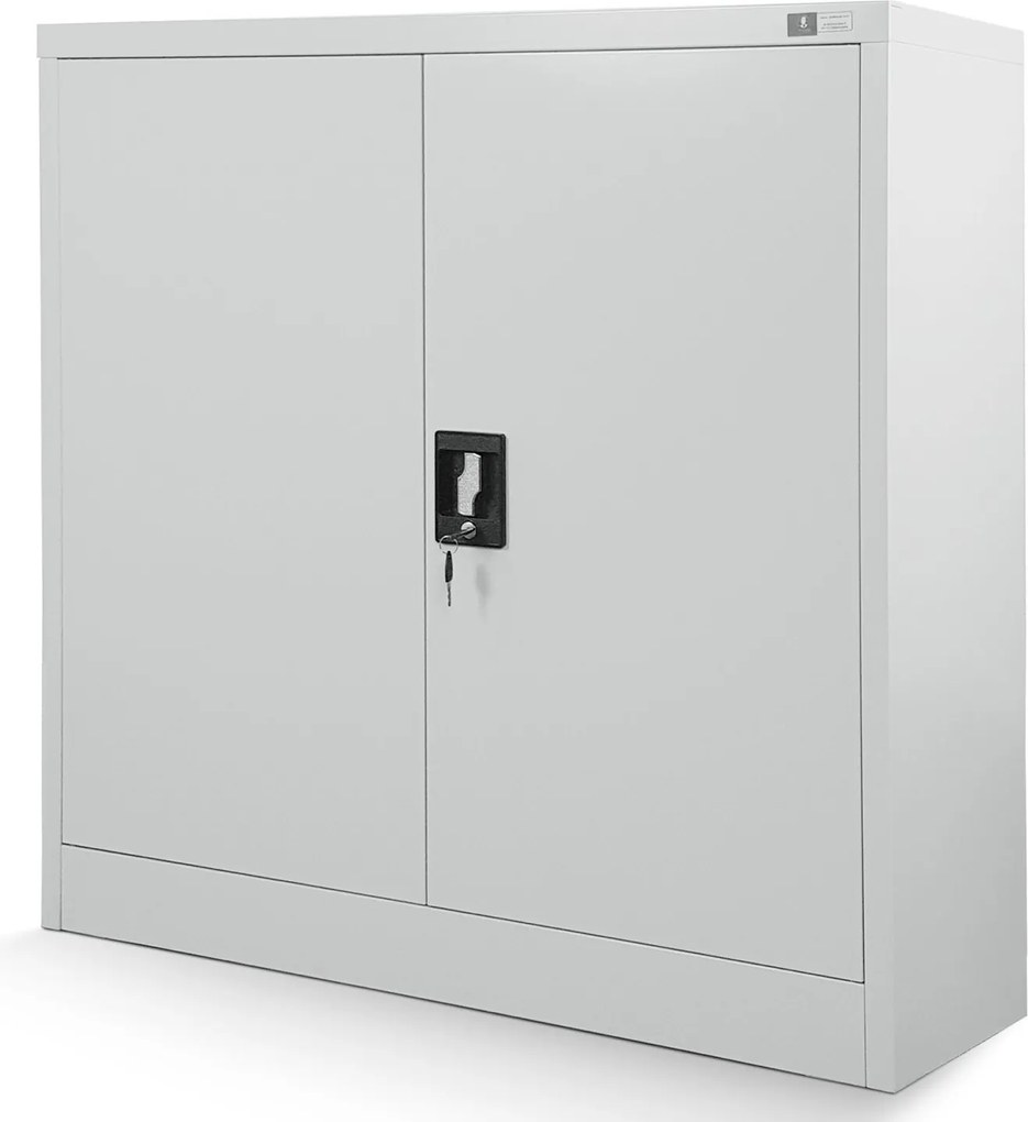 Szafka biurowa na dokumenty Beata 90x40x93 cm szara