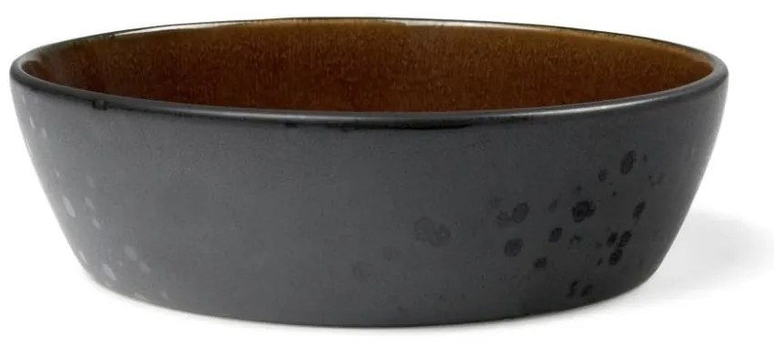 Czarna/w bursztynowym kolorze kamionkowa miska Gastro Black/Amber – Bitz