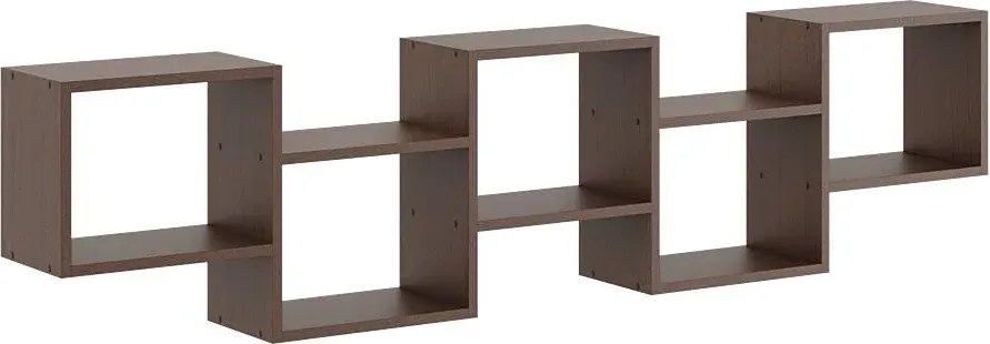 Minimalistyczna półka wisząca w kolorze wenge Z6-K25