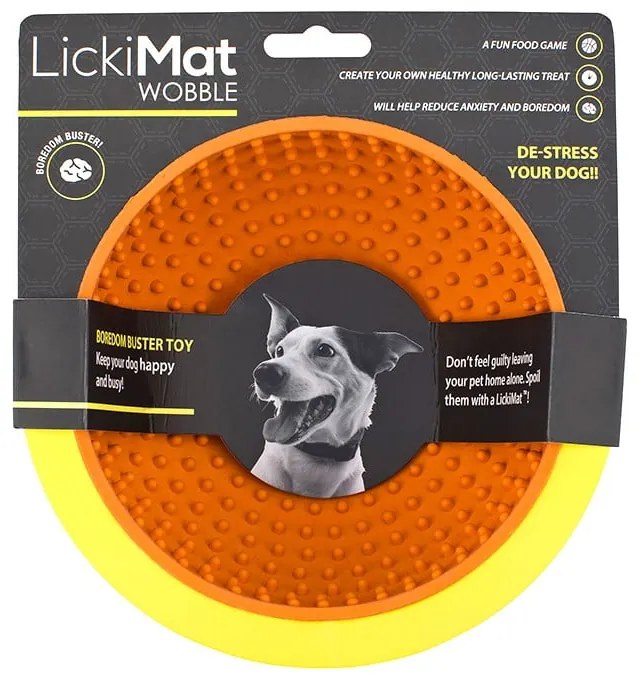 Miska do lizania Wobble Orange – LickiMat
