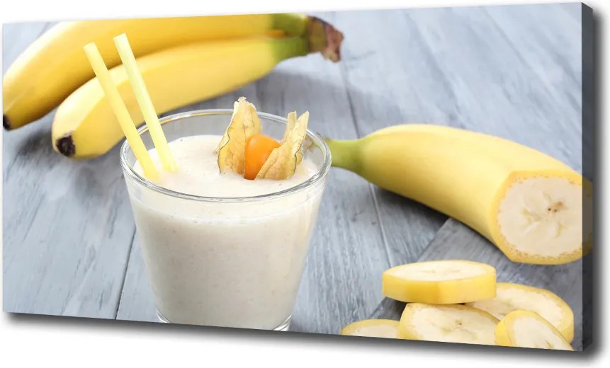 Foto obraz na płótnie Bananowy koktajl