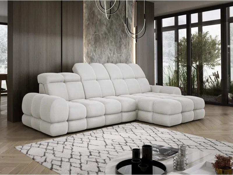 Narożnik TOLLO MINI S Prawostronny Elektryczna regulacja Solar 03 kolor Popielaty WERSAL