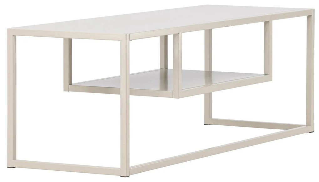 Metalowa szafka RTV RIVERSIDE 120x40cm, beżowy