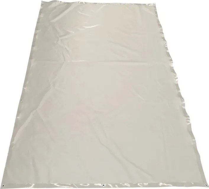 JAGO Plandeka 650 g/m², aluminiowe oczka, szara, 3 × 6 m