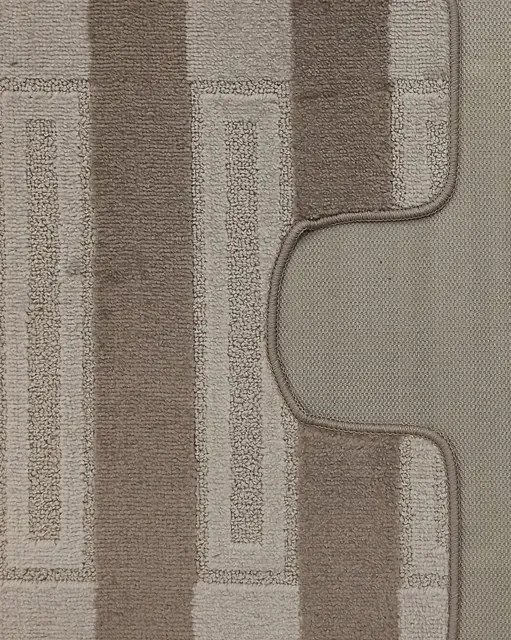 Elegancki nowoczesny zestaw chodniczków łazienkowych F6-H59