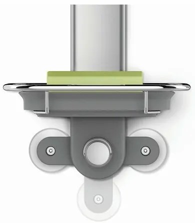 Simplehuman Regulowany uchwyt prysznicowy zpółkami