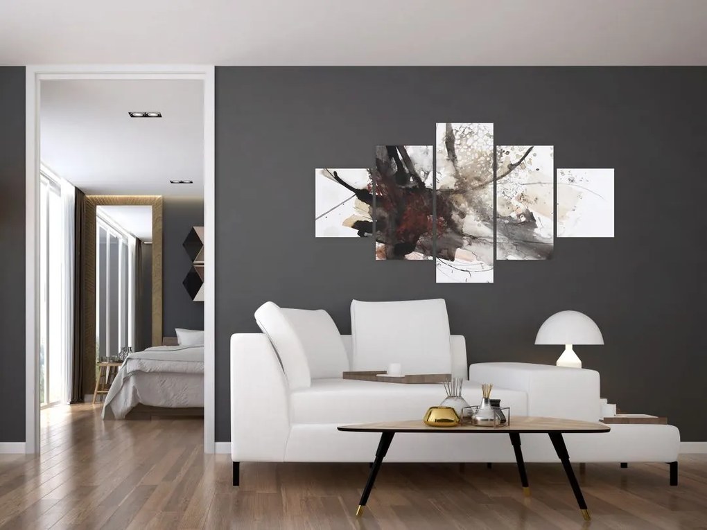 Obraz obrazu abstrakcyjnego (125x70 cm)