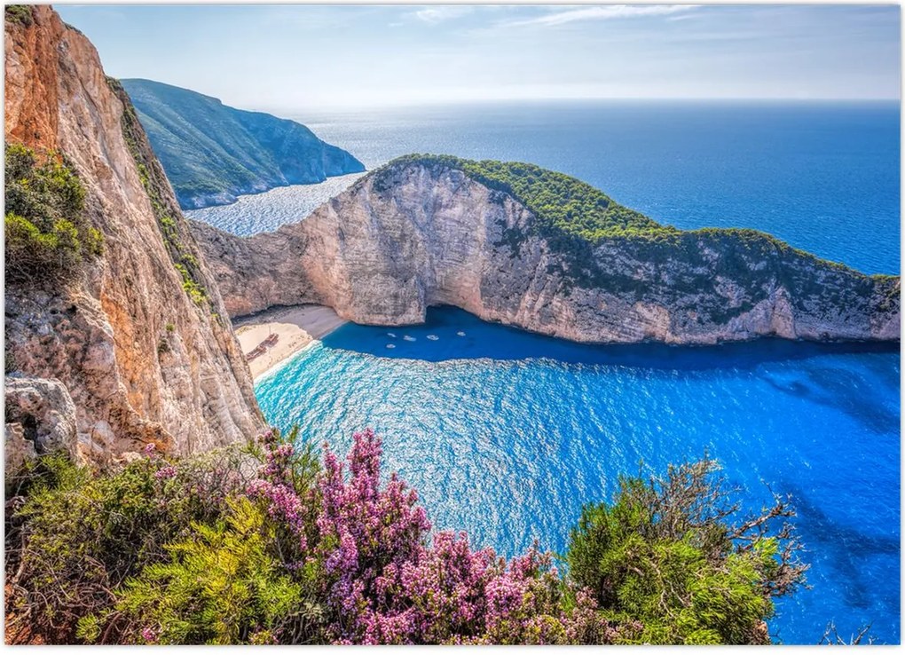 Obraz - Plaża Navagio, Grecja (70x50 cm)