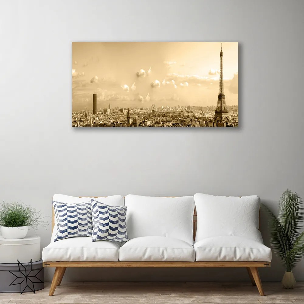 Fotoobraz na płótnie Panorama Miejskich Kamienic