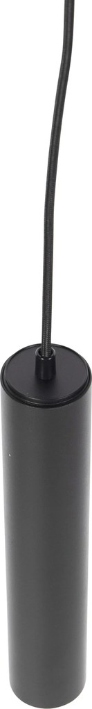 Zestaw 2 designerskich lamp wiszących czarnych - Tuba Small