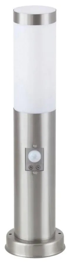 Rabalux 8267 - Lampa zewnętrzna z czujnikiem INOX TORCH 1xE27/25W