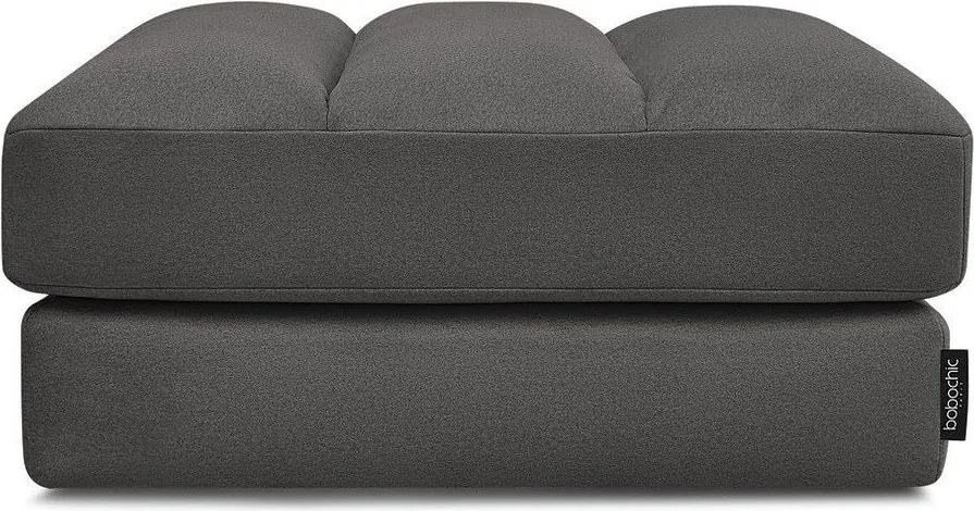 Czarny aksamitny podnóżek Sierra – Bobochic Paris