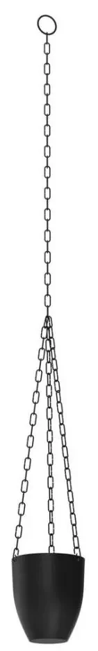 Wiszący kwietnik 155x17 cm czarny