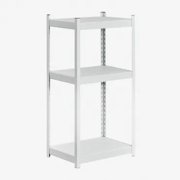 Regał 60x120 Cm Ze Stali Crenzi Biała - Sklum