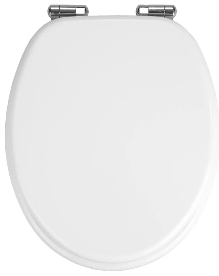 WENKO 22885100-WC deska sedesowa URBIO 36x42,5 cm biała/srebrna