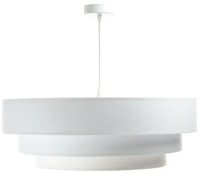 Biała skandynawska lampa wisząca welurowa - 6X S440 P0-G14