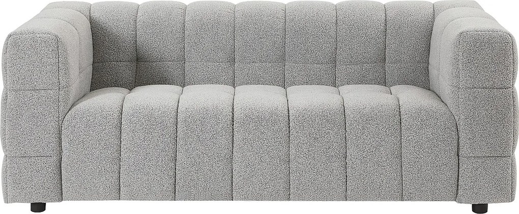 Kanapa 2-osobowa z tkaniny z bukli w jasno szarym kolorze LERICI od Pascal Morabito