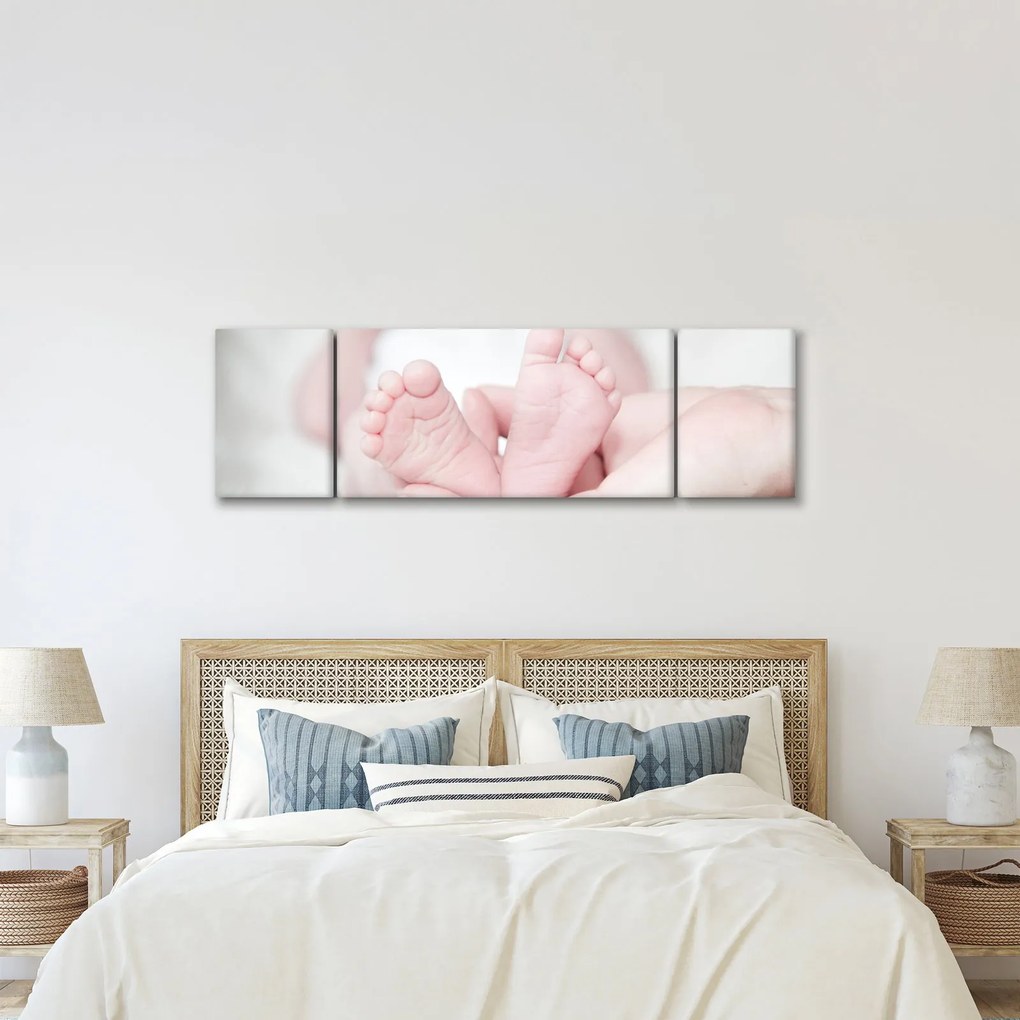 Obraz dziecięcych nóżek (170x50 cm)