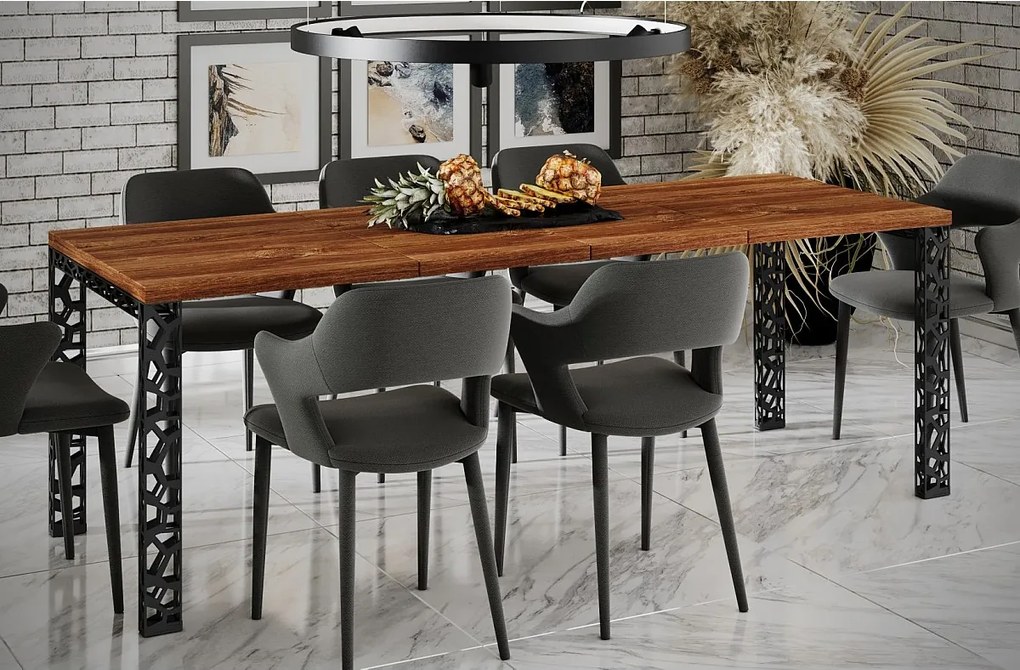 Stół rozkładany MATIO 80(215)x80 dąb stirling