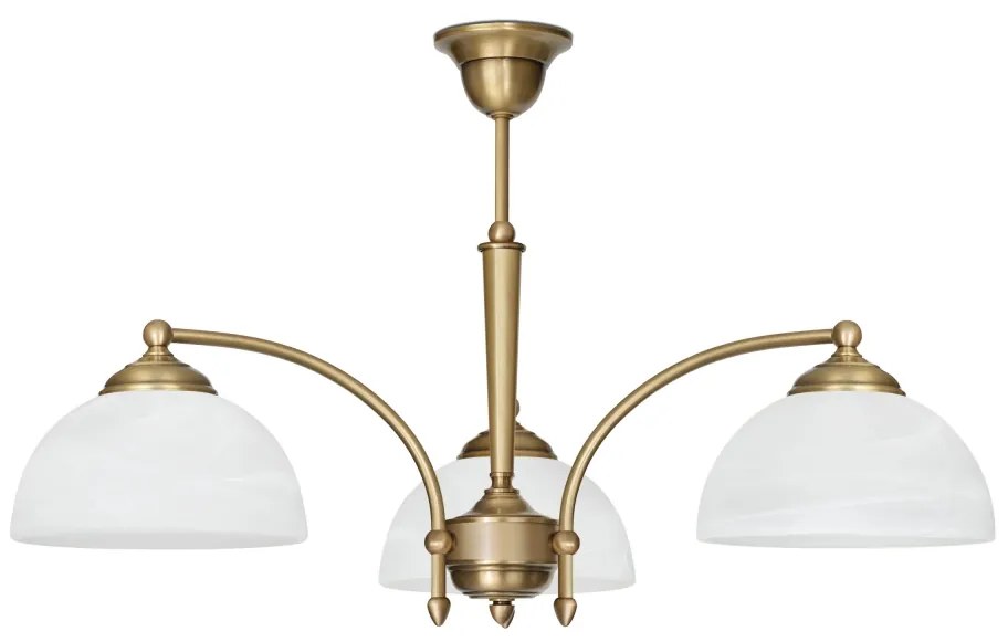 Złoty żyrandol mosiężny do pokoju Y-S3C