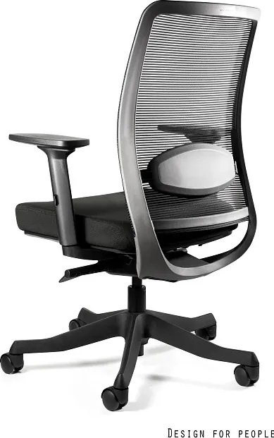 Krzesło biurowe Anggun M BL418 Black, zgodne z normą BHP