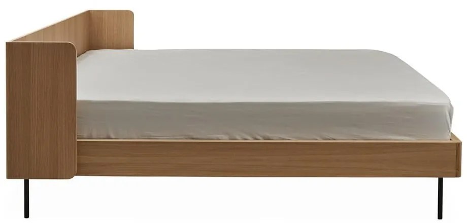 Łóżko dwuosobowe w dekorze dębu 180x200 cm Wrap – Bonami Selection