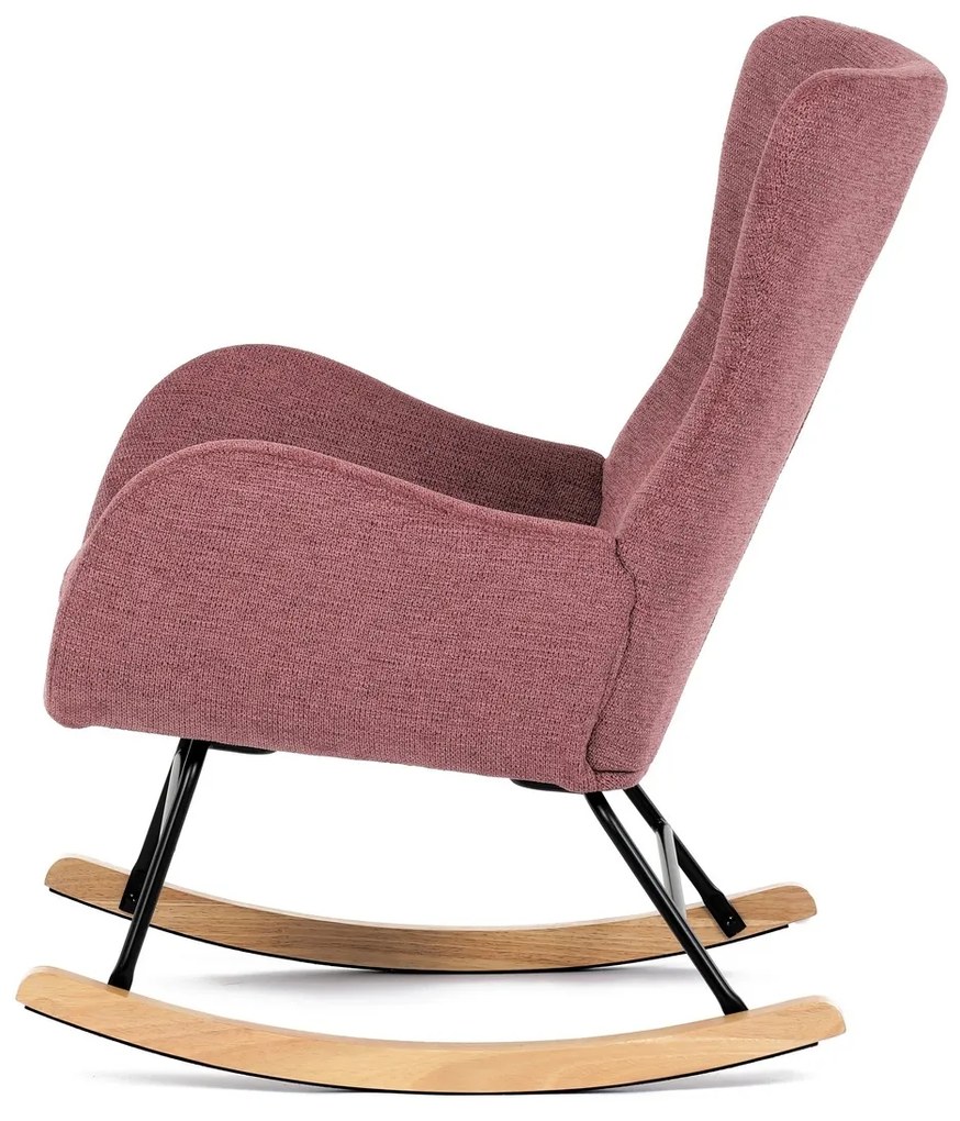 Fotel bujany PINK2, różowy