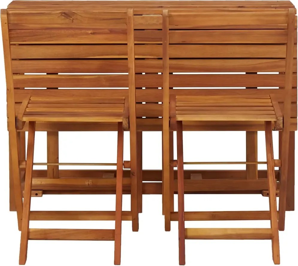 Drewniany stół i krzesła ogrodowe - Alfred