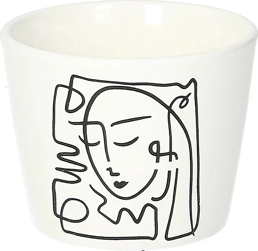 Osłona na doniczkę Face II 8cm