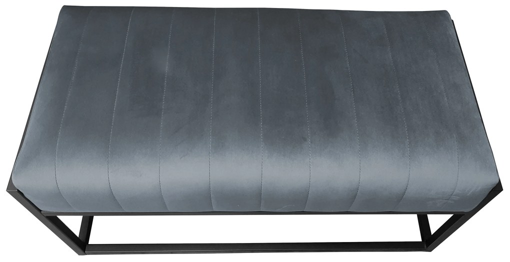 Ławka KAYA LOFT BL14 pufa podnóżek metal