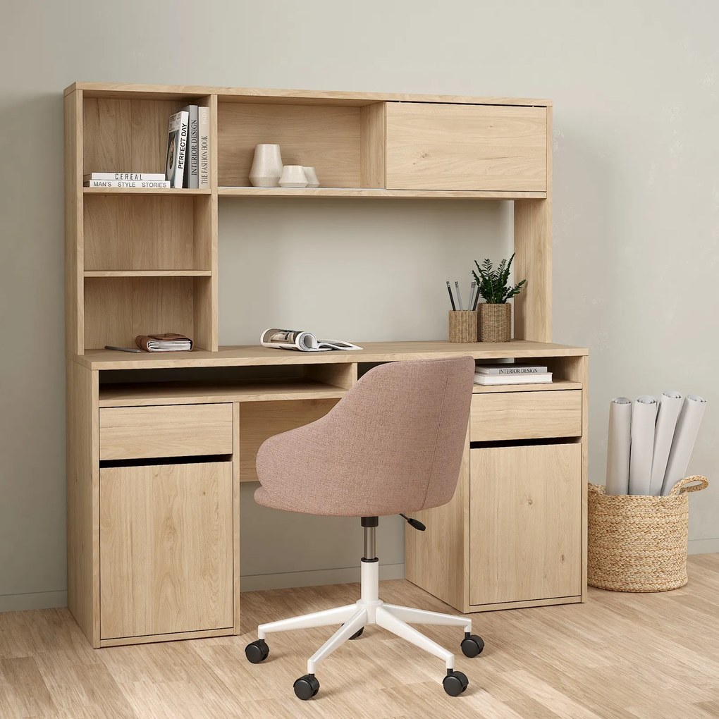 Biurko z nadstawką Function Plus 149 cm jackson hickory