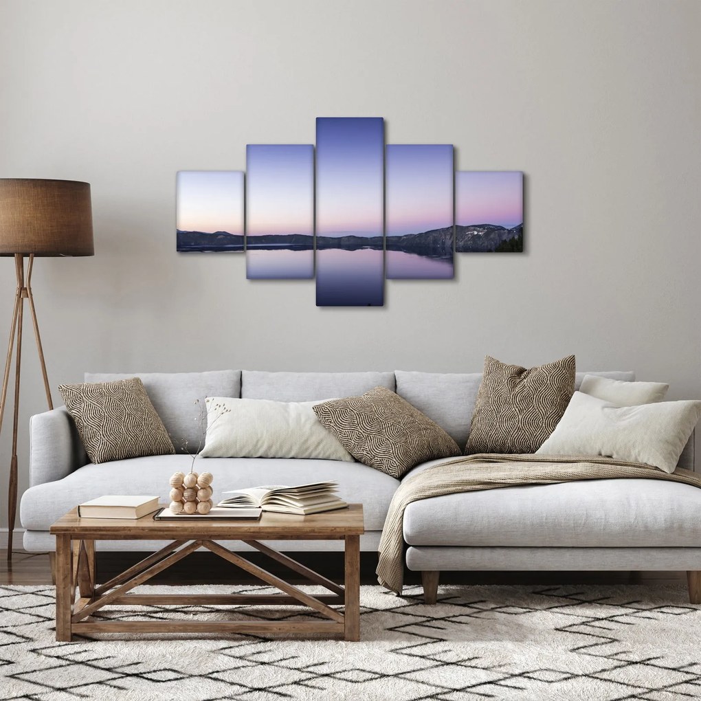 Obraz jeziora (125x70 cm)