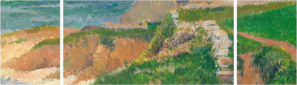 Obraz - Henri Moret, The Island of Raguenez, Brittany, reprodukcje (170x50 cm)