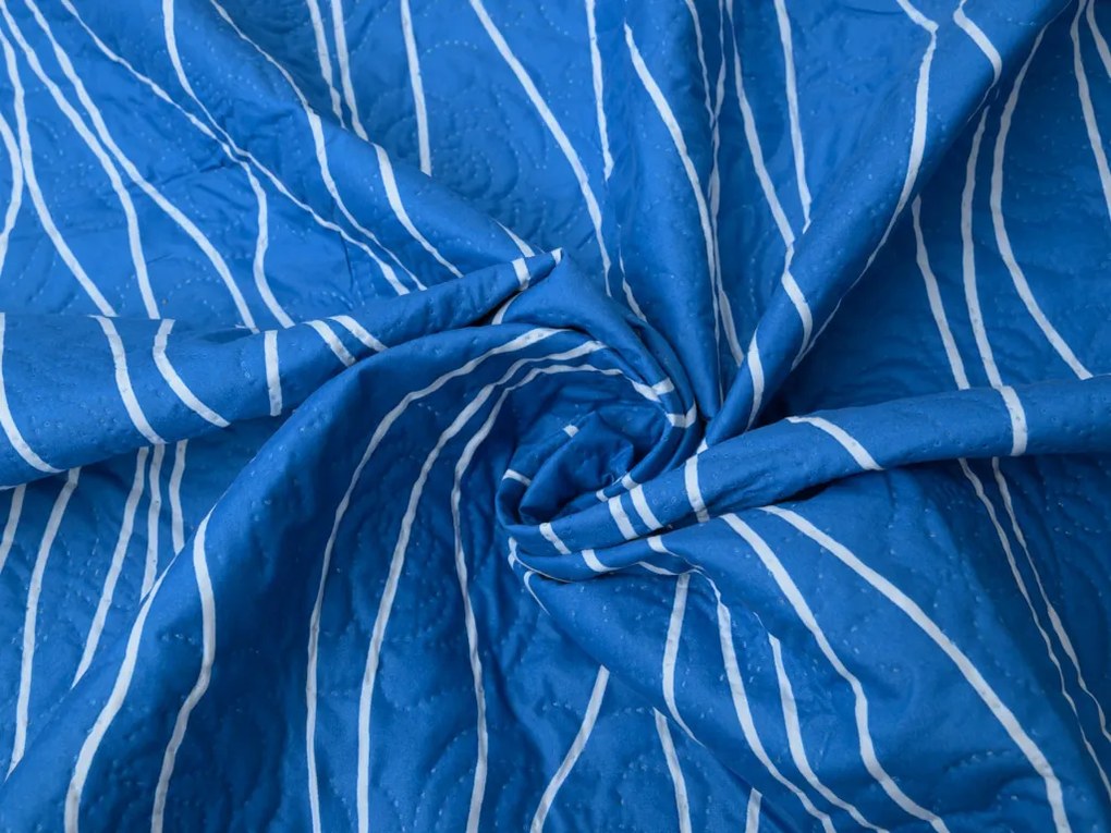 Narzuta na łóżko LIORA, niebieski Rozmiar: 220 x 240 cm