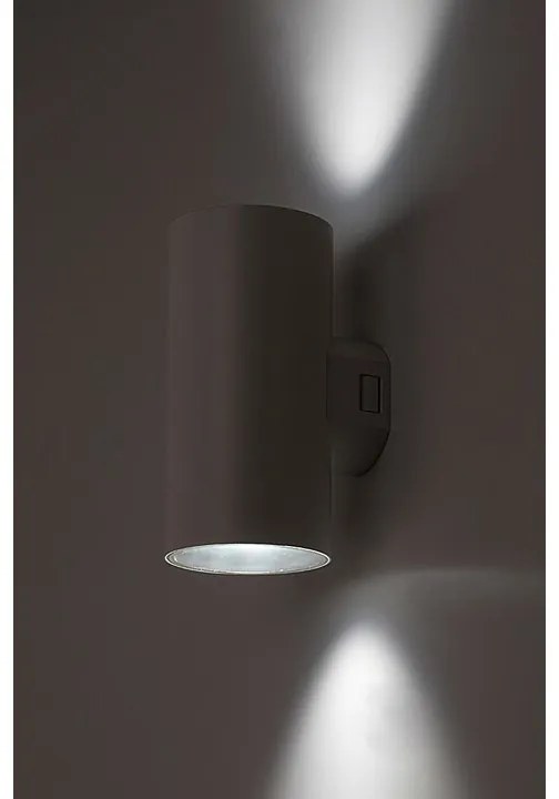 Rabalux 77162 zewnętrzna oprawa ścienna LED Urfa,18W, IP65, biała, 16 cm