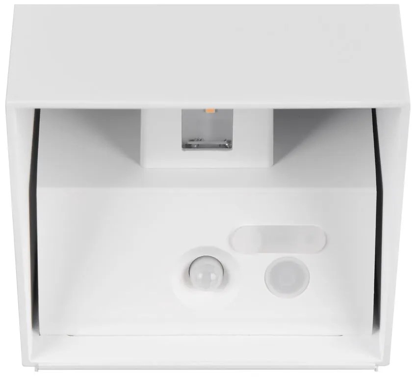 Lampa zewnętrzna ścienna LED z czujnikiem ruchu na USB (wysokość 10 cm) Genie – Reality