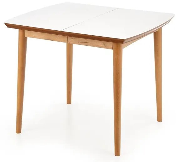 Rozkładany stół jadalniany NARPES w dekorze dąb lefkas 90(190)x80x75 cm