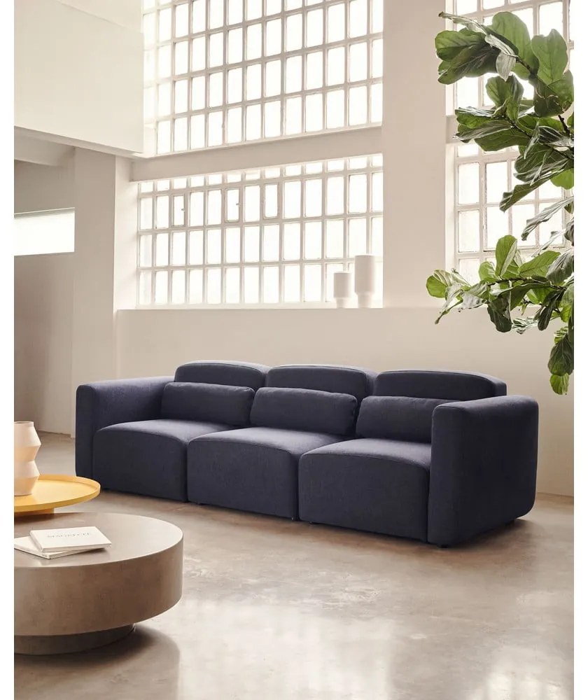 Ciemnoniebieska sofa 263 cm Neom – Kave Home