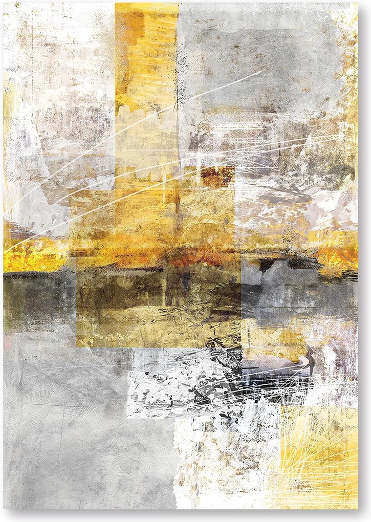 Obraz na płótnie Yellow Abstract