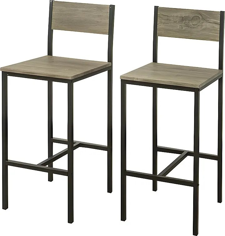 2 x Stołek z oparciem FST53X2