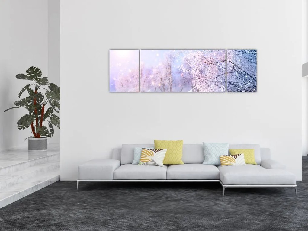 Obraz - Mroźna zima (170x50 cm)