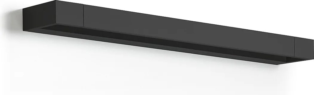 Nowoczesny kinkiet TILT - d?. 60 cm - 18W LED SMD - 2165 lm i 4K 270 stopni - aluminium i czarny - IP44