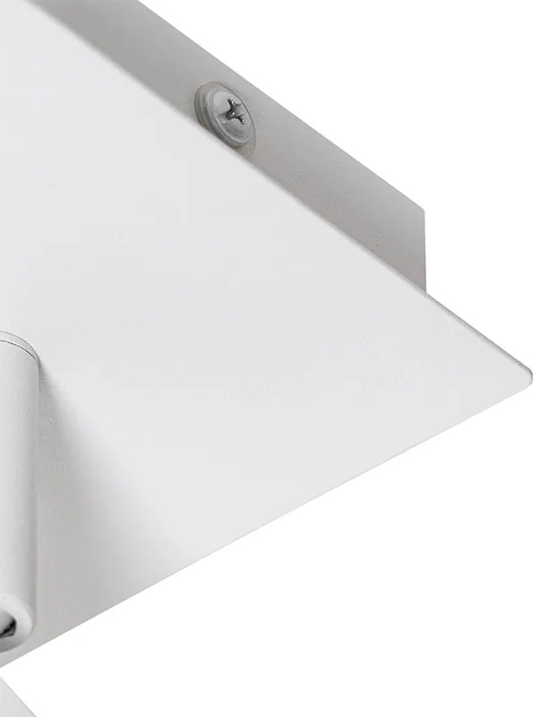 Nowoczesny reflektor łazienkowy biały kwadratowy IP44 - Ducha