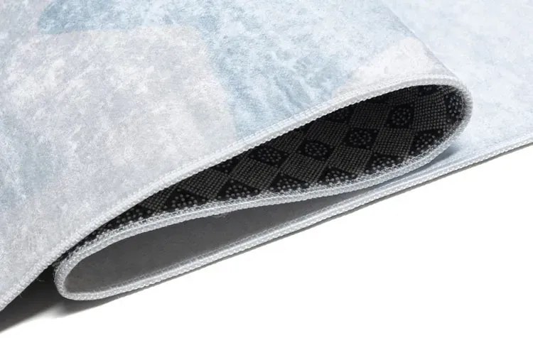 Niebieski dywan młodzieżowy w gwiazdki M7-E82