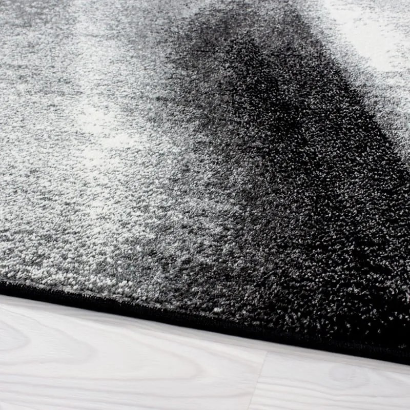 Dywan nowoczesny Lima czarny 80 cm x 300 cm
